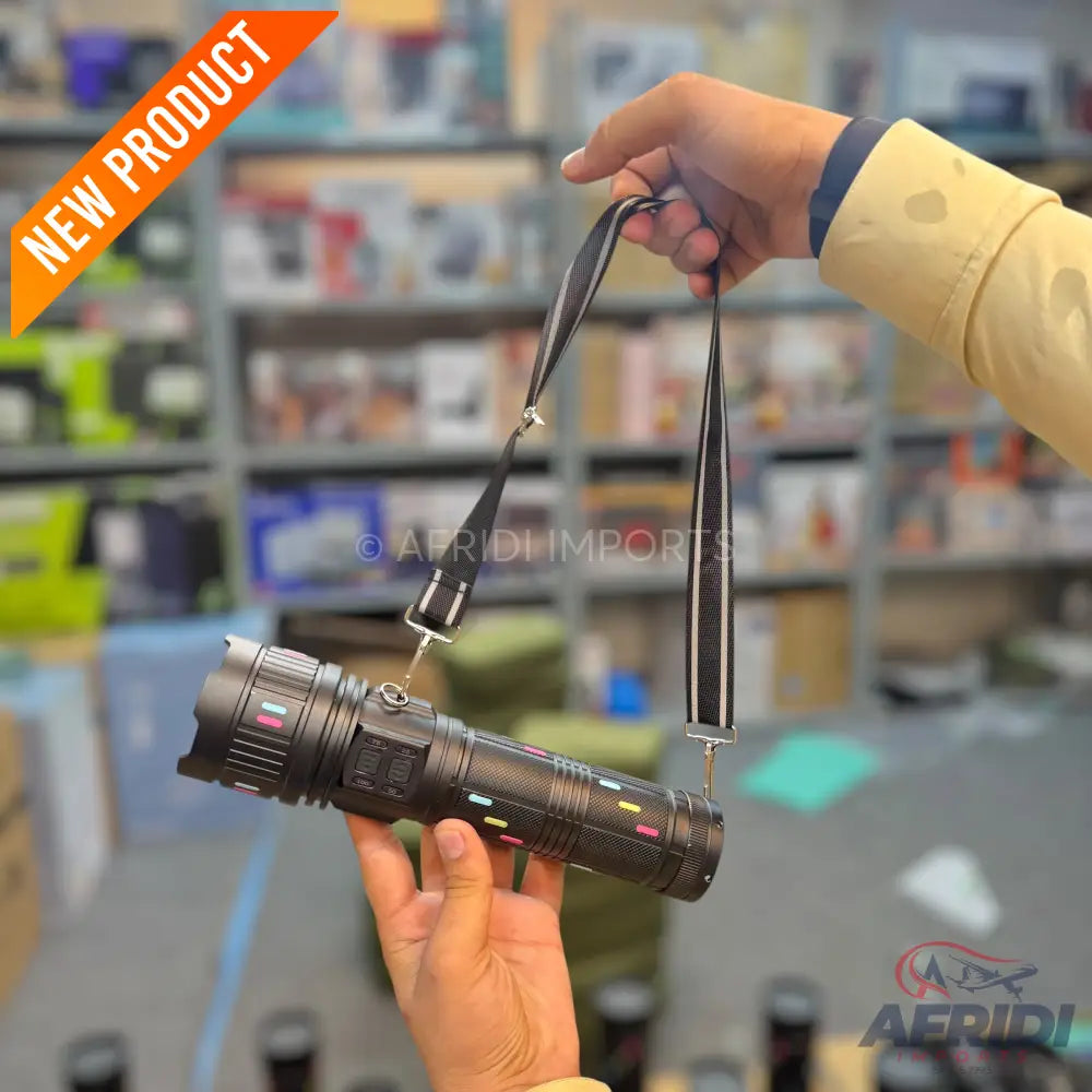 2KM Powerful Zooming Flashlight - UK Lot