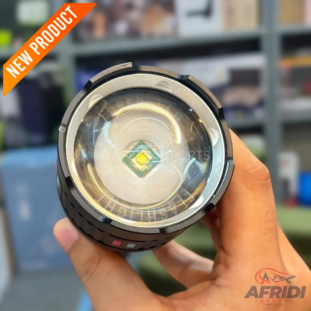 2KM Powerful Zooming Flashlight - UK Lot