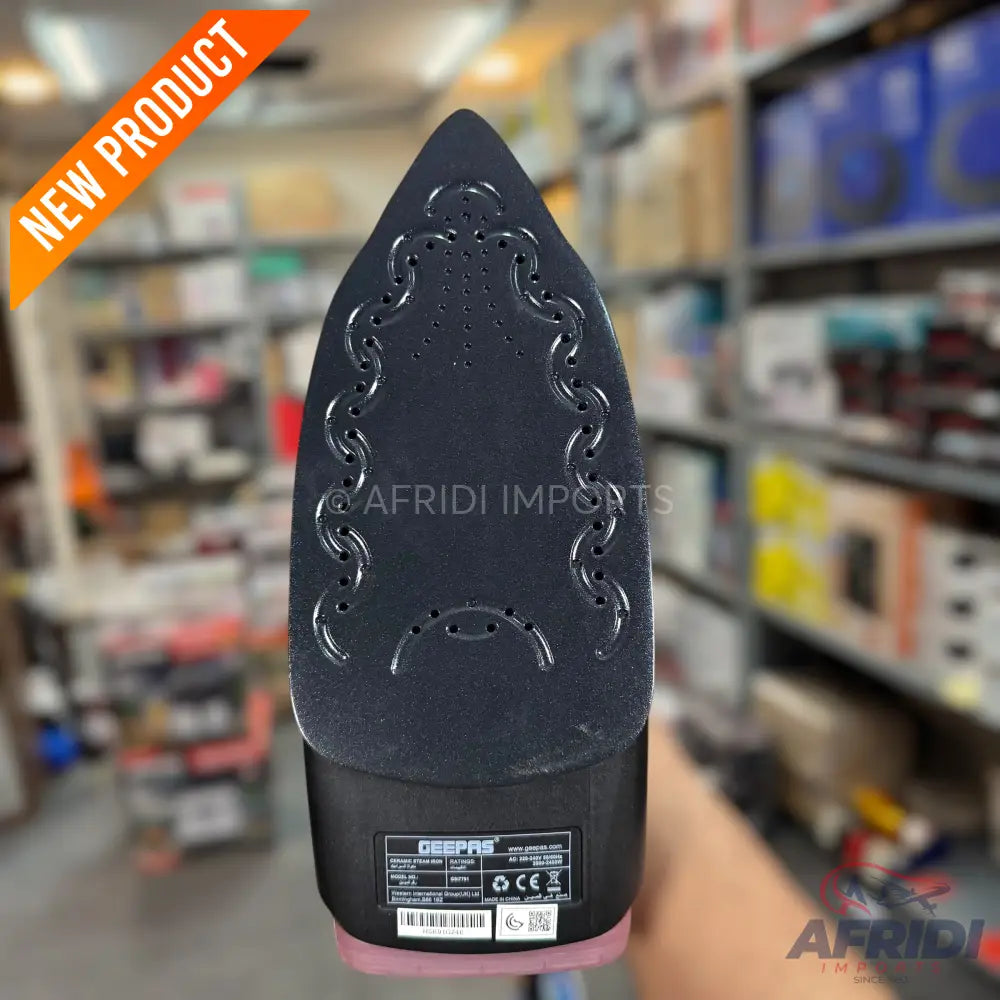 Geepas Ceramic Steam Iron || Original Product + 2-Year Local Warranty