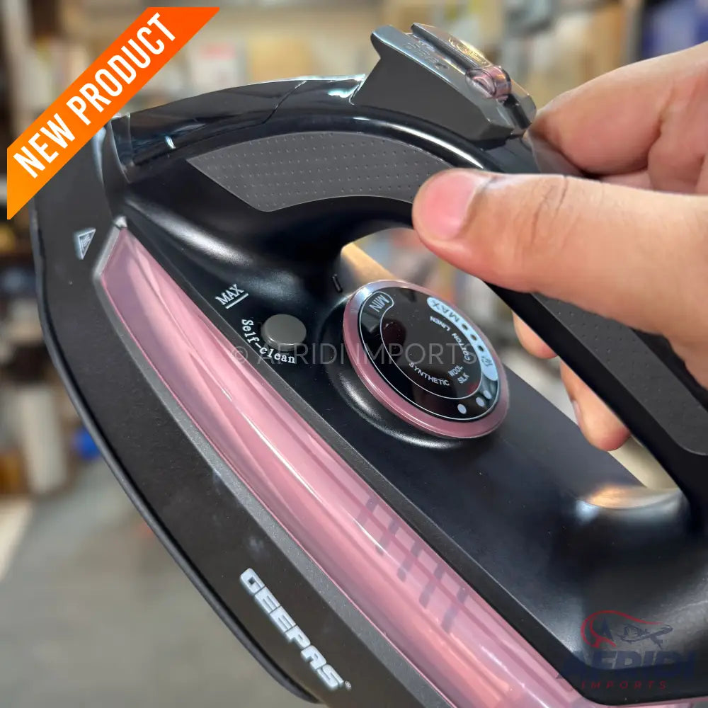 Geepas Ceramic Steam Iron || Original Product + 2-Year Local Warranty