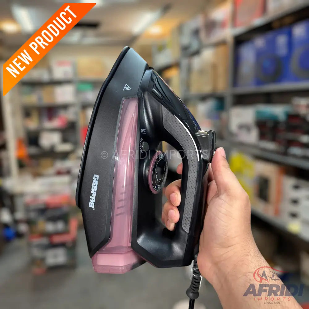 Geepas Ceramic Steam Iron || Original Product + 2-Year Local Warranty