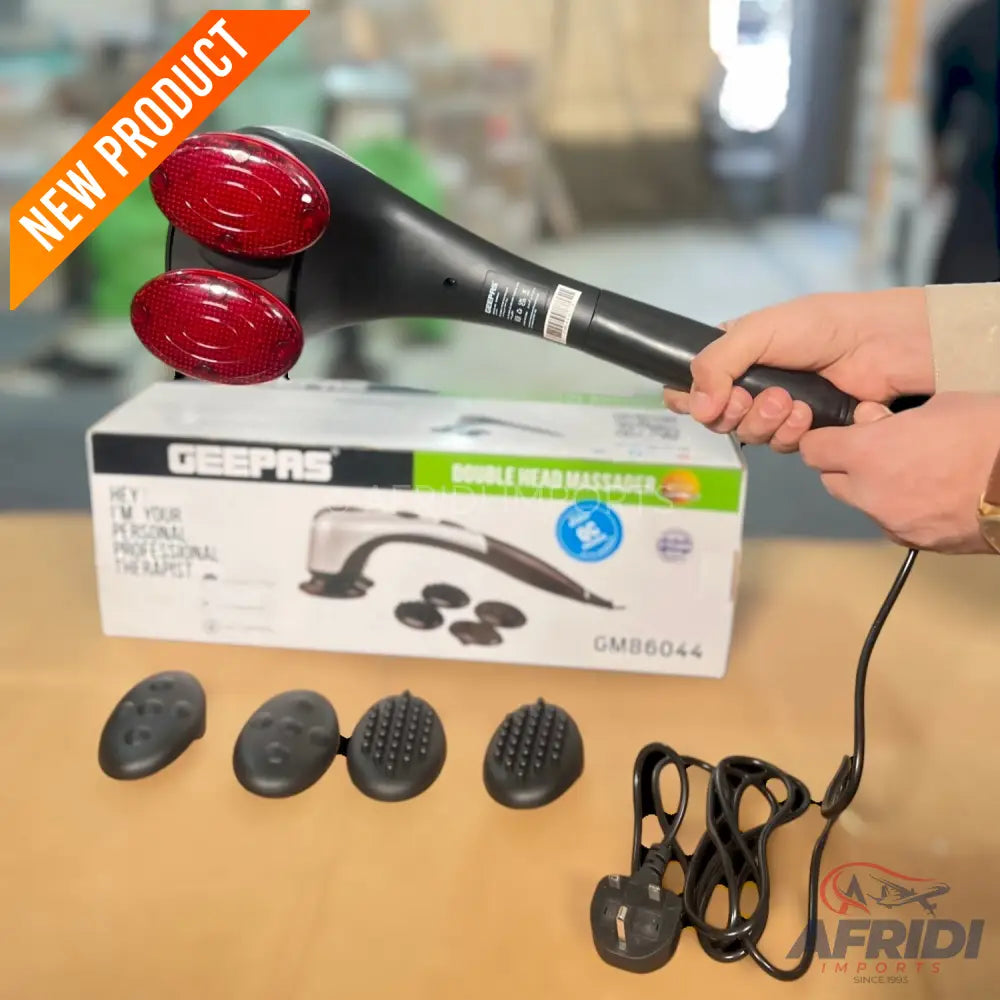 Geepas Double Head Massager GM86044 || Original Product + 2-Year Local Warranty