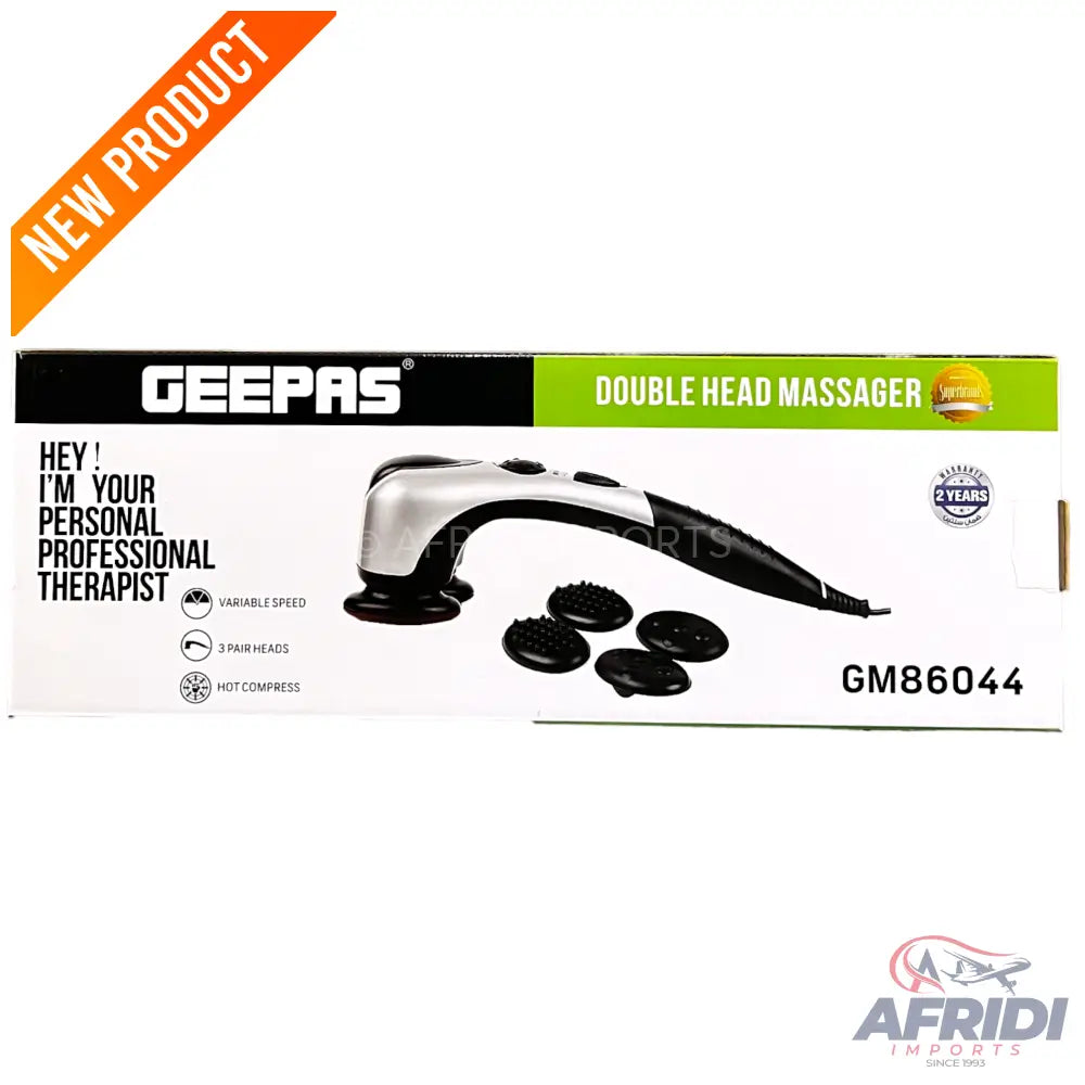 Geepas Double Head Massager GM86044 || Original Product + 2-Year Local Warranty