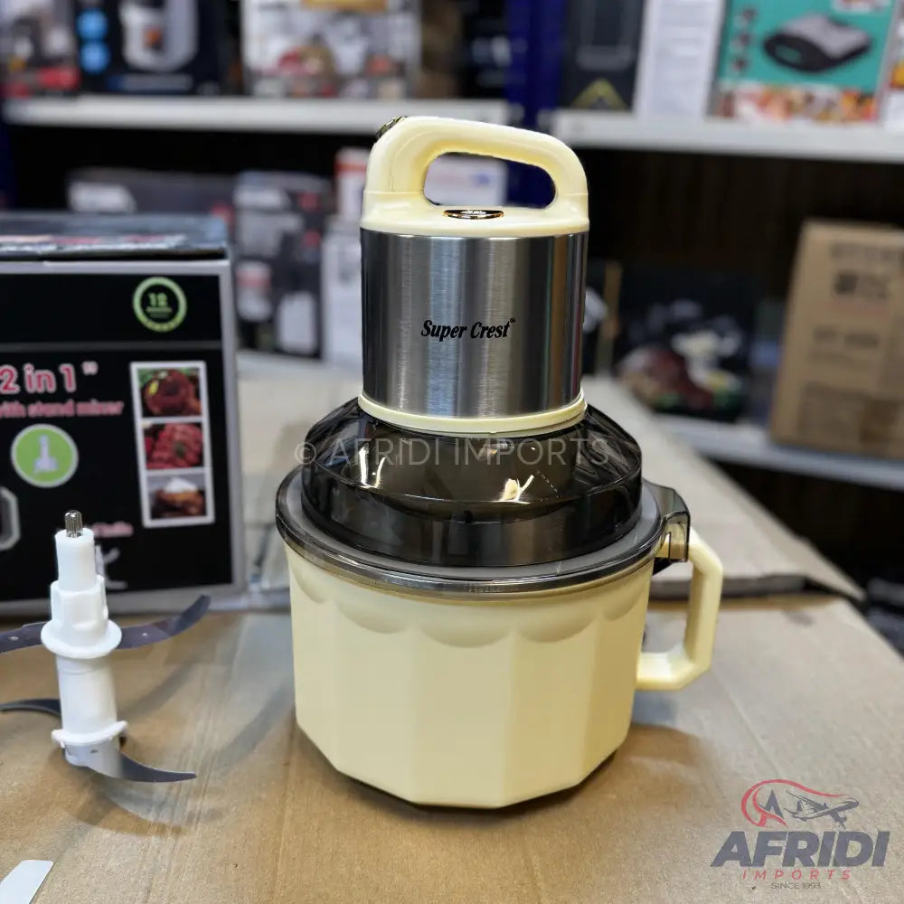 German Lot Imported Super Crest 6L Meat Chopper & Stand Mixer