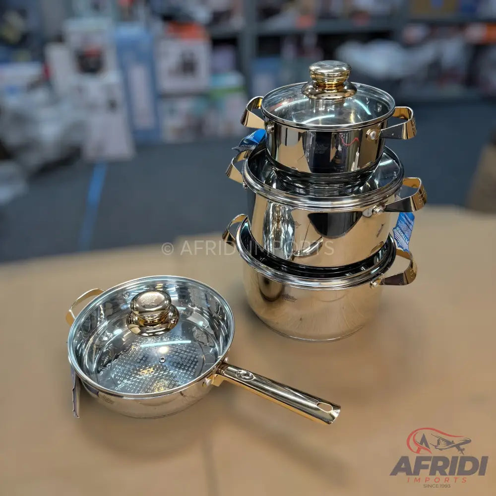 German Lot Peterhof 8 Piece Cookware Set