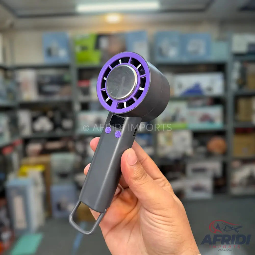 Ice Compression Handheld Fan - Rechargeable