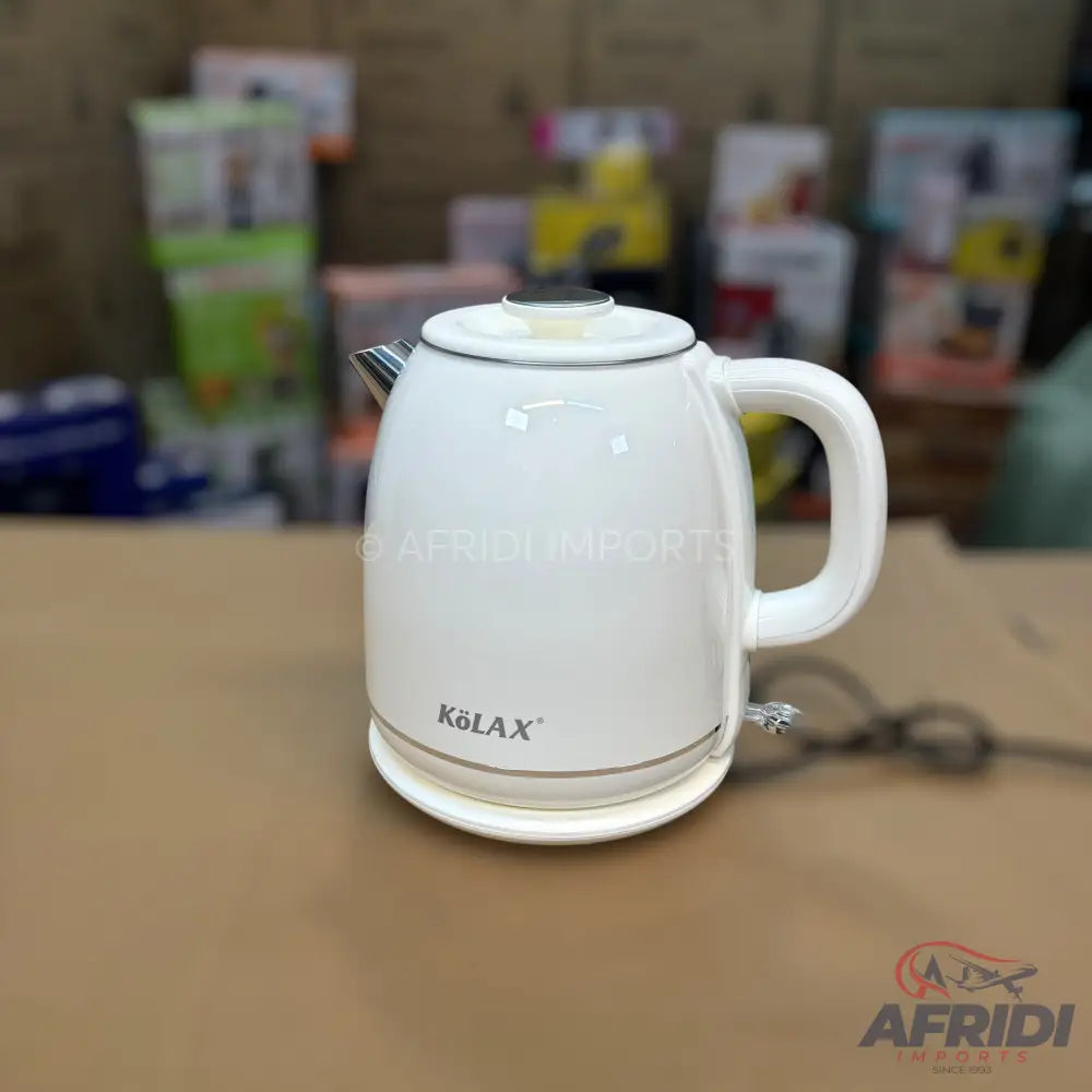 Kolax 2L White Electric Kettle - German Lot