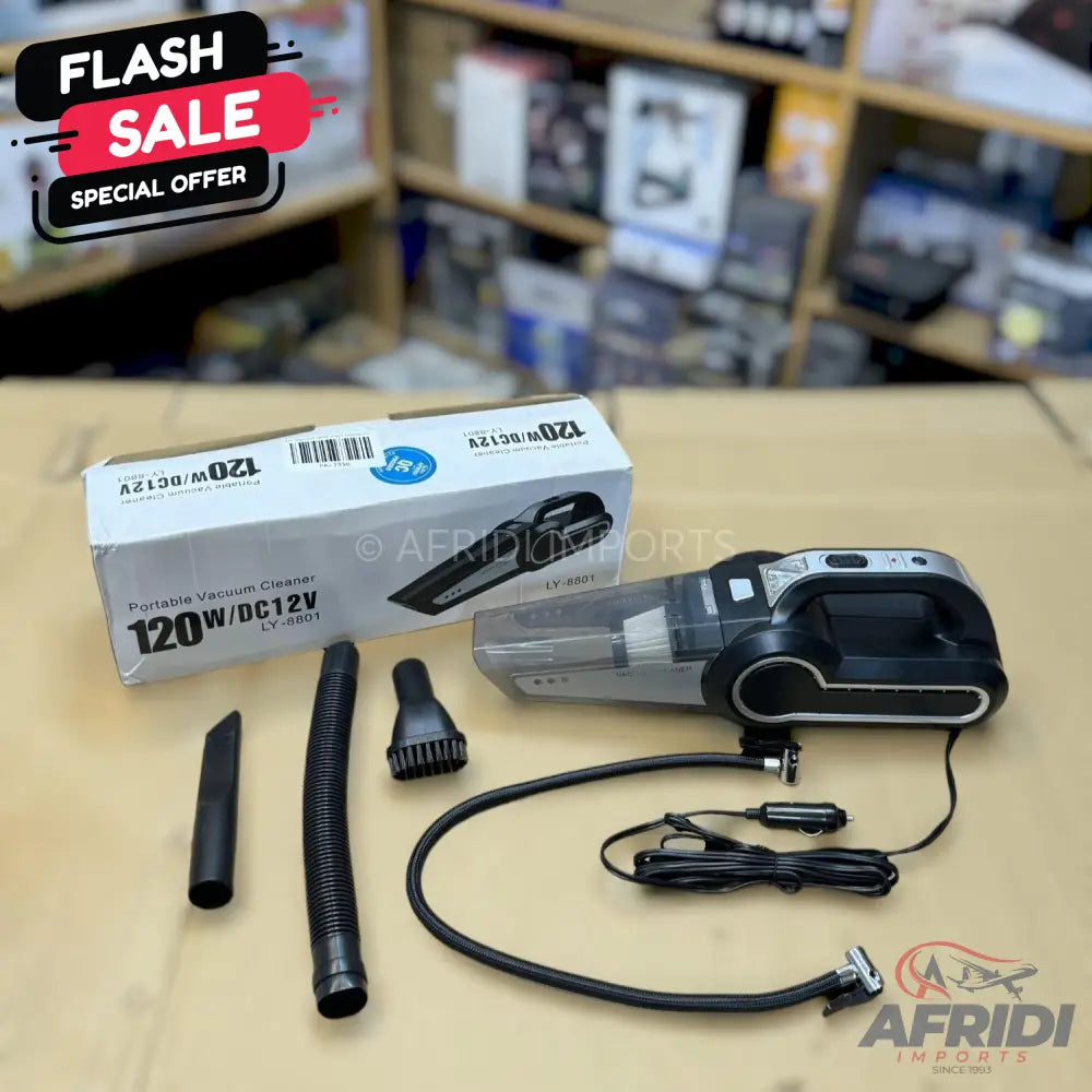 Lot Imported 120W 2-in-1 Vacuum Cleaner & Air Compressor