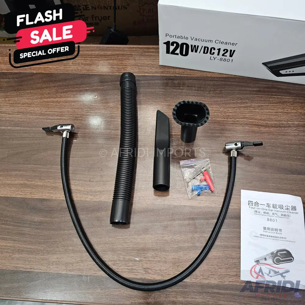 Lot Imported 120W 2-in-1 Vacuum Cleaner & Air Compressor