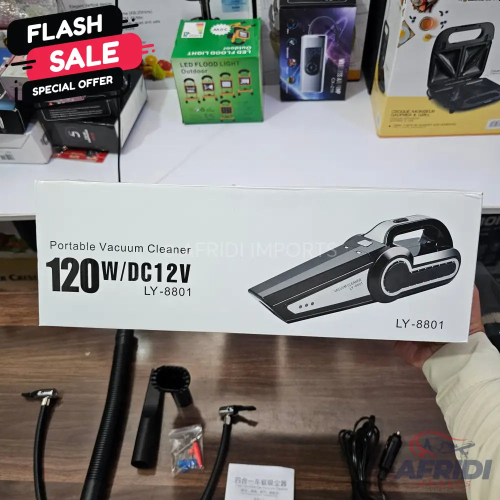 Lot Imported 120W 2-in-1 Vacuum Cleaner & Air Compressor