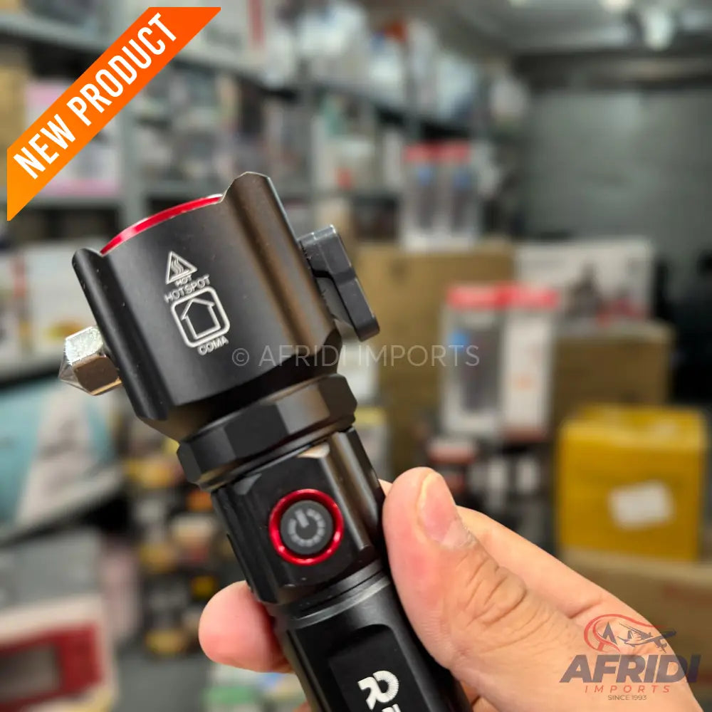 Lot Imported 5-in-1 Rechargeable Flashlight & PowerBank - 1KM Range