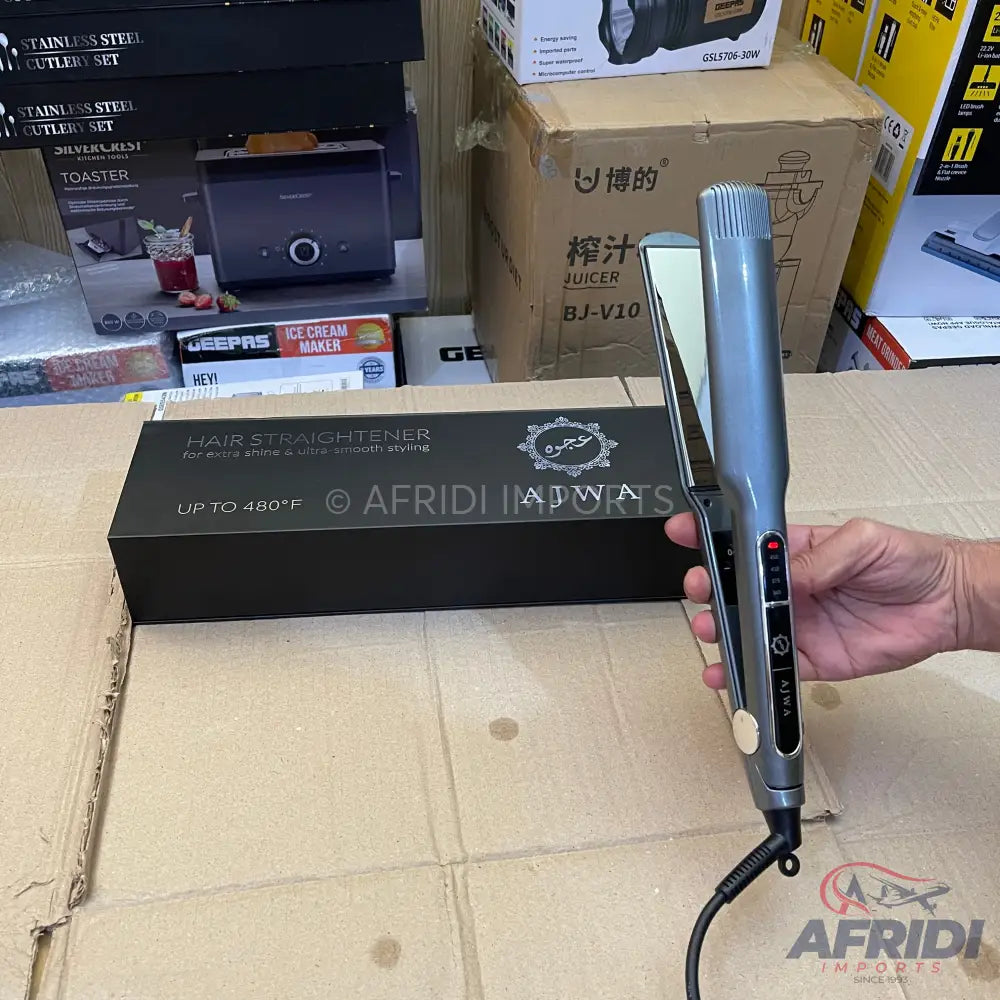 Lot Imported Ajwa Titanium coated Professional Hair Straightener 99-4