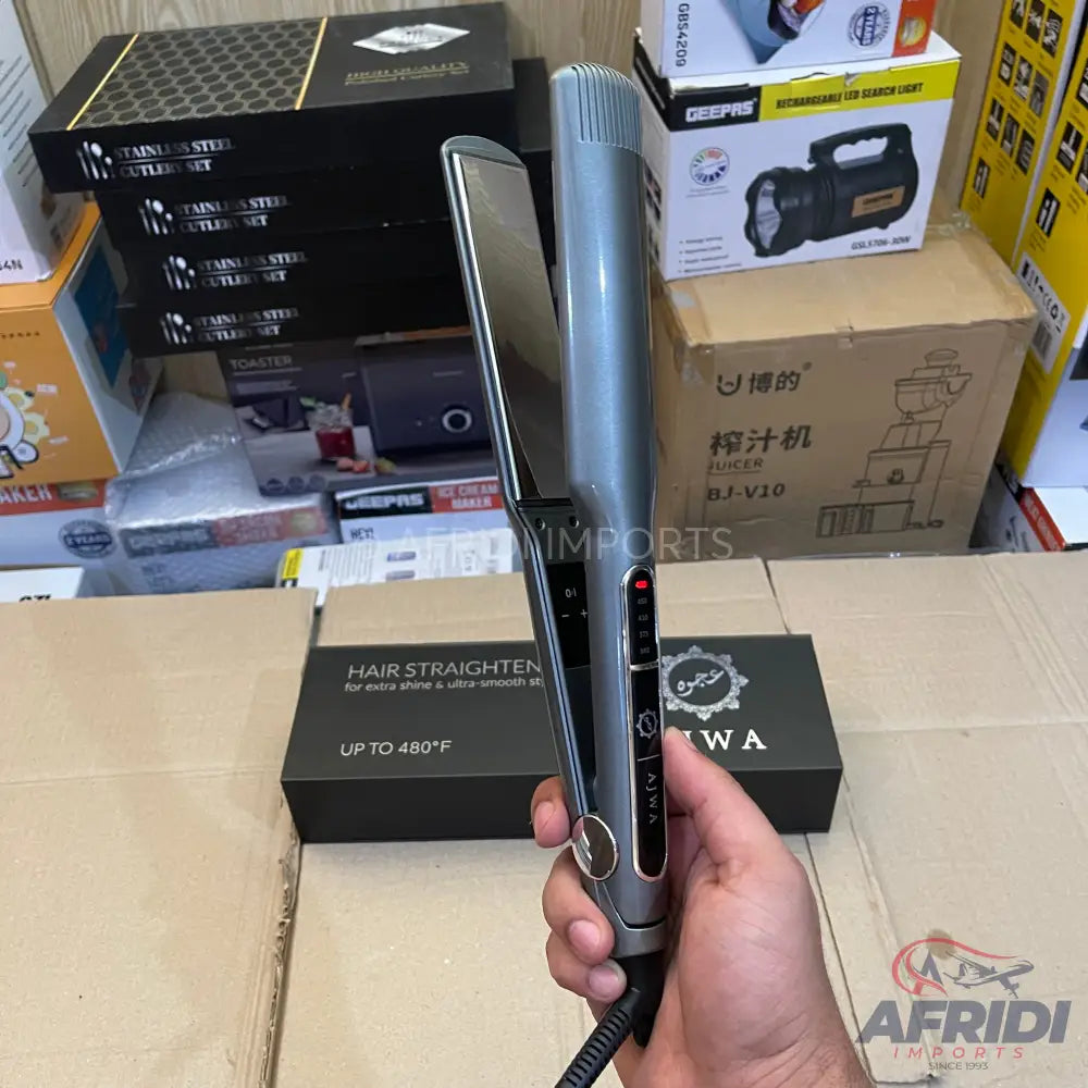 Lot Imported Ajwa Titanium coated Professional Hair Straightener 99-4