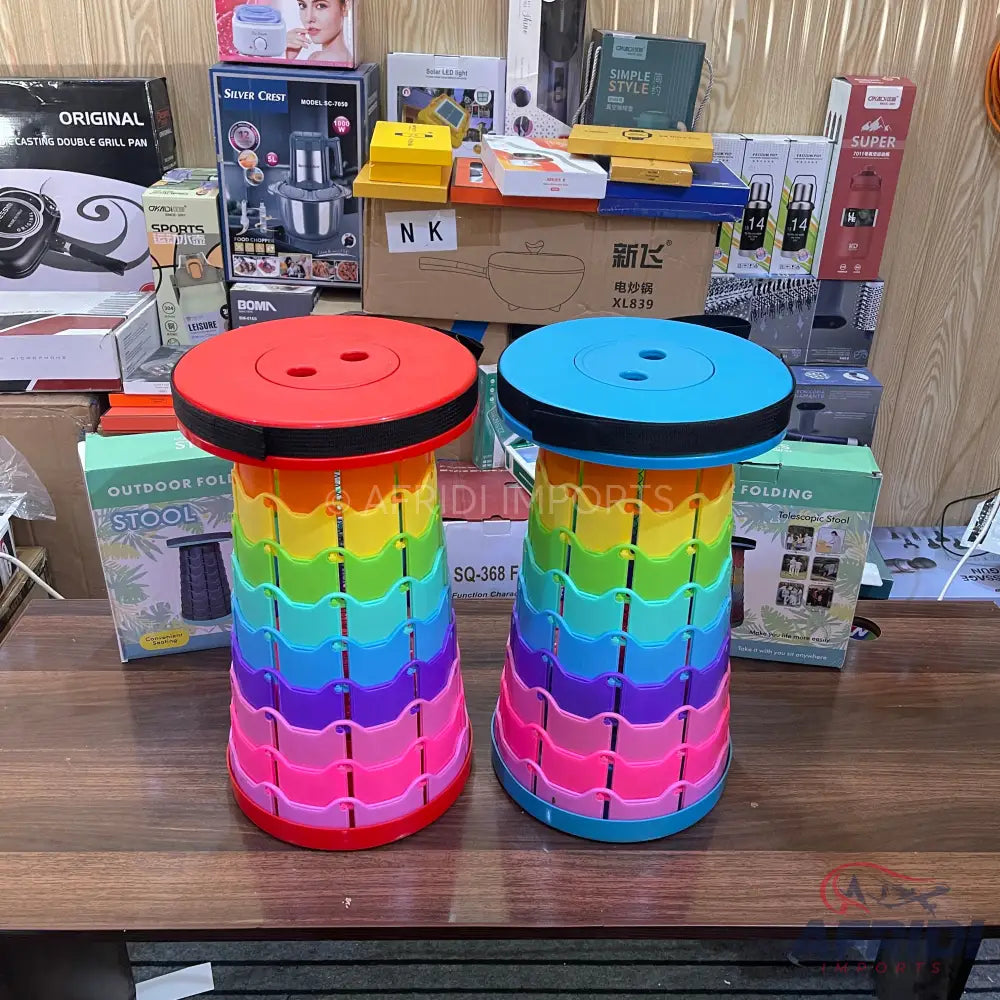 Lot Imported Folding Carrying Stool