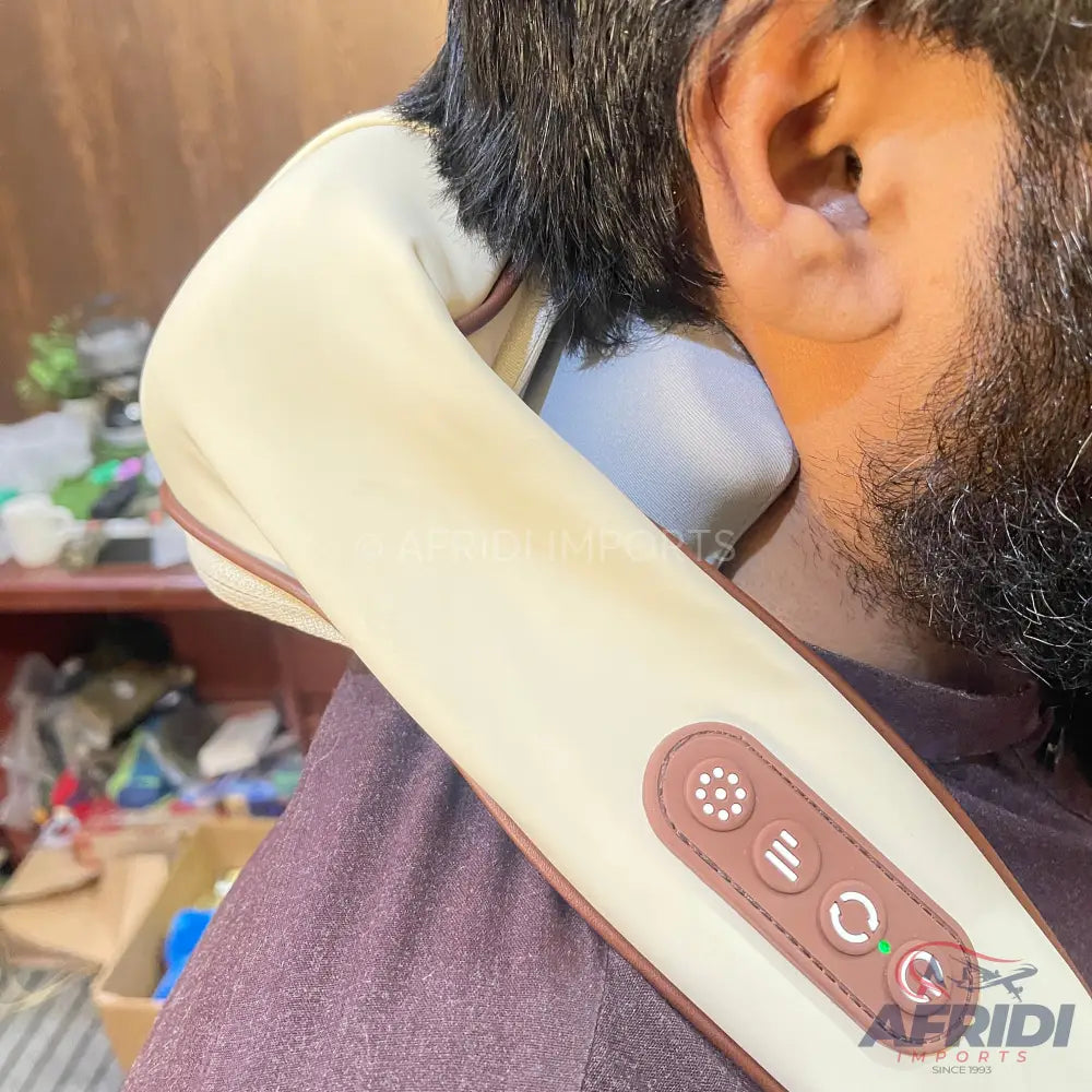 Lot Imported Neck & Shoulder Massager with Leater Cover