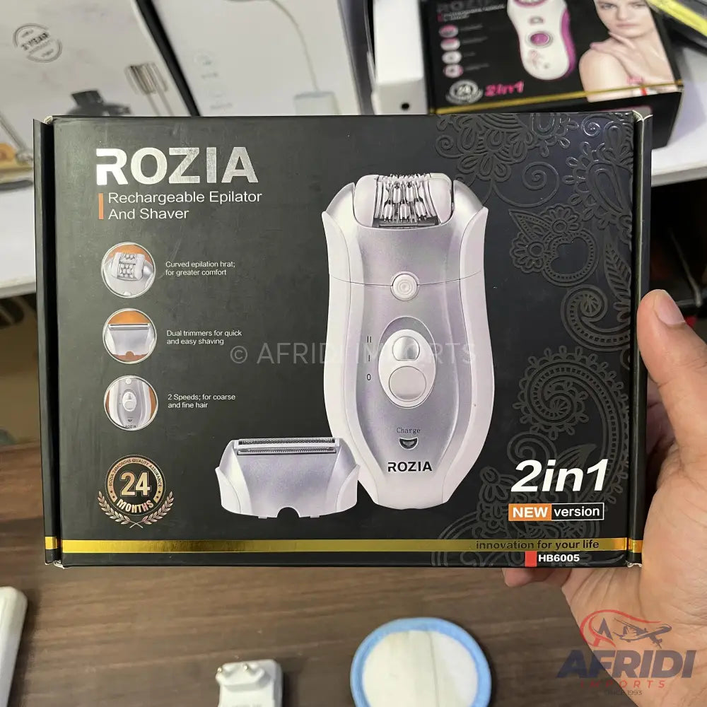 Lot Imported Rozia 2 in 1 Epilator & Shaver - HB6005