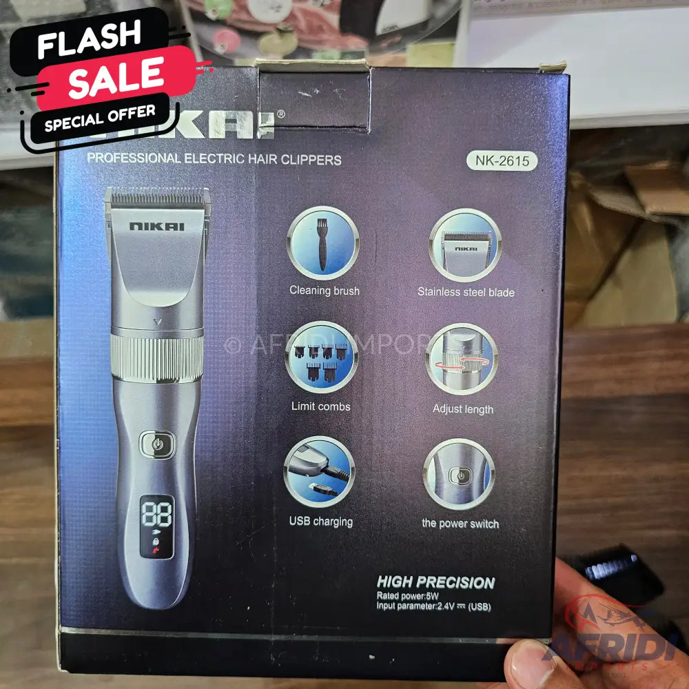 Nikai Hair Trimmer - Japan Lot Imported - 2Hours Backup