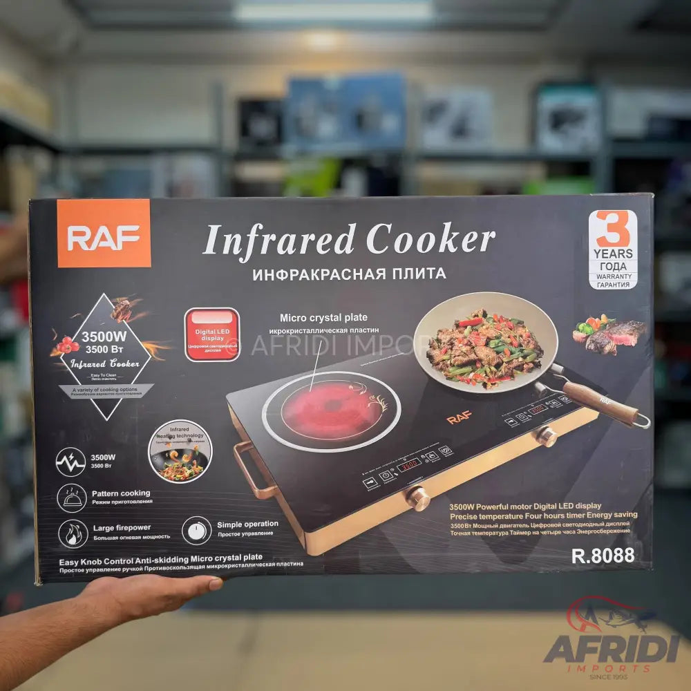RAF Double Burner Infrared Stove