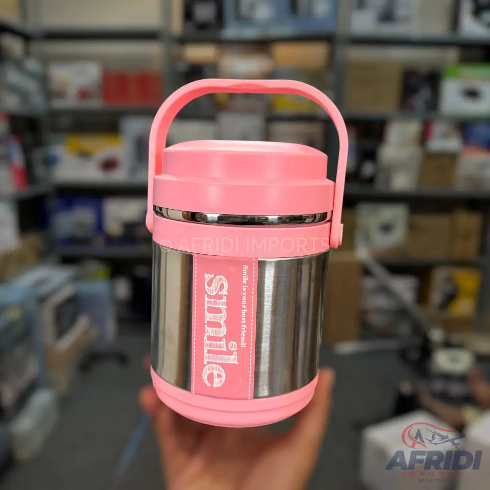 Smile 1.4L Stainless Steel Lunch Box