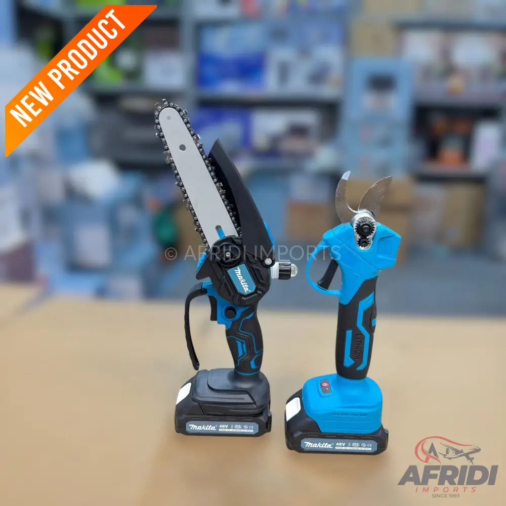 Portable 2-in-1 Chainsaw & Cutter with Extending Rod