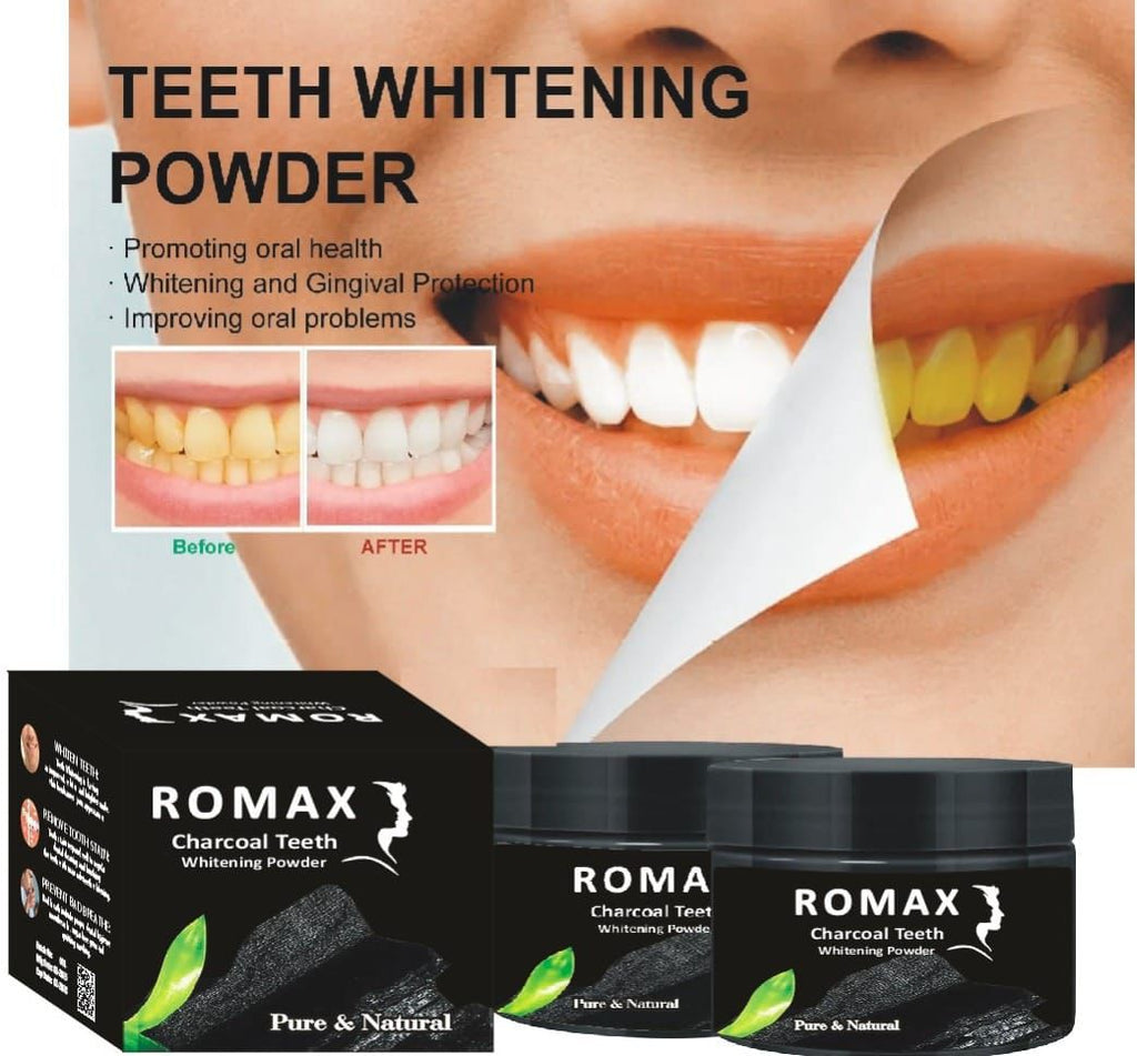 CHARCOAL Teeth Whitening POWDER