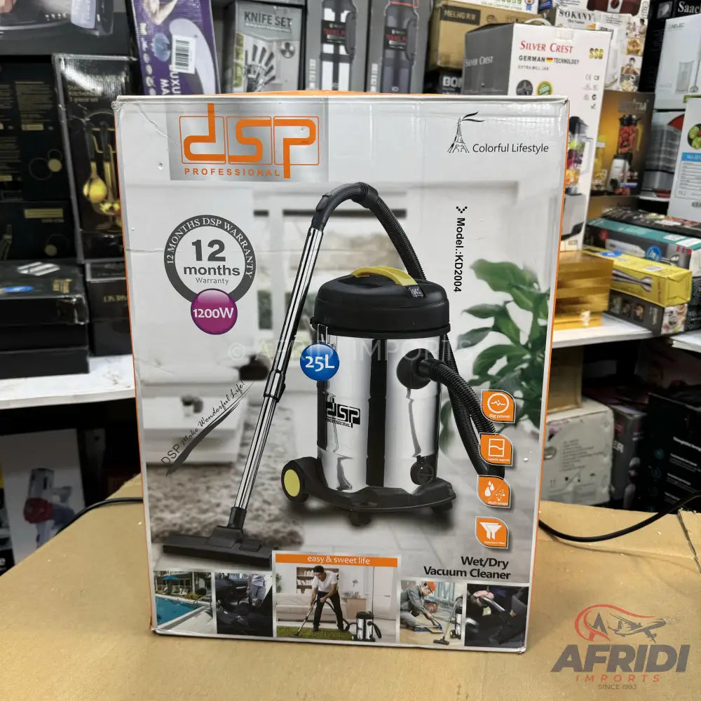 DSP 25L Wet & Dry Professional Vacuum Cleaner - France Lot