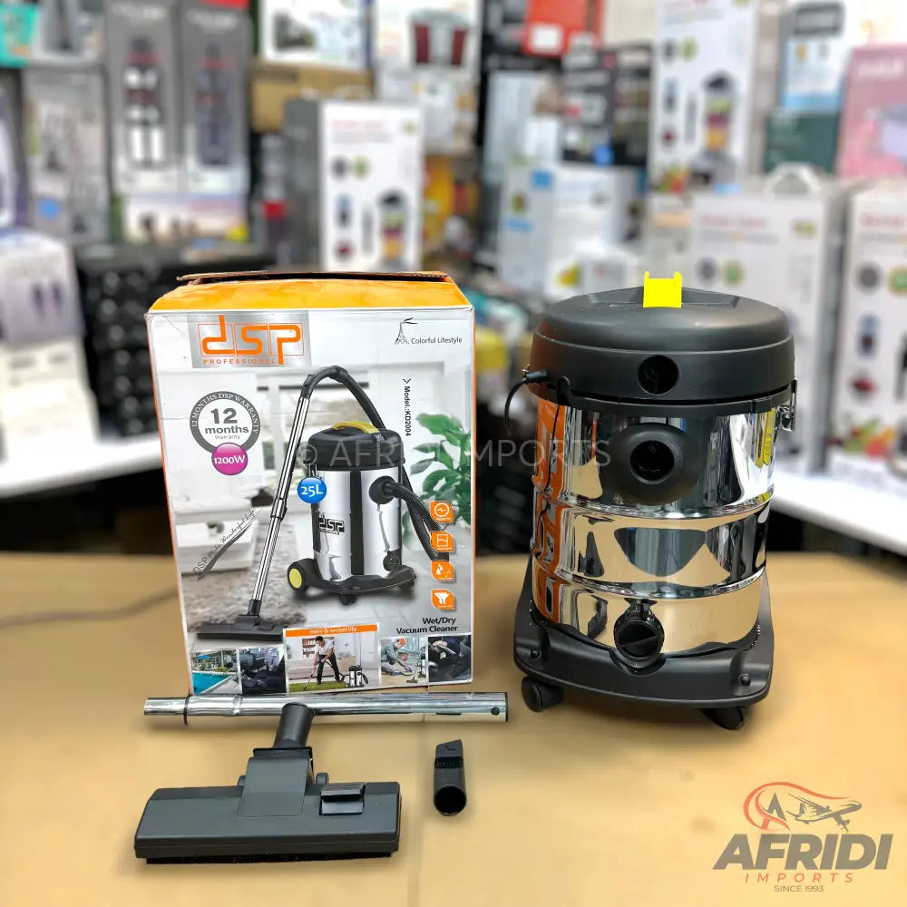 DSP 25L Wet & Dry Professional Vacuum Cleaner - France Lot