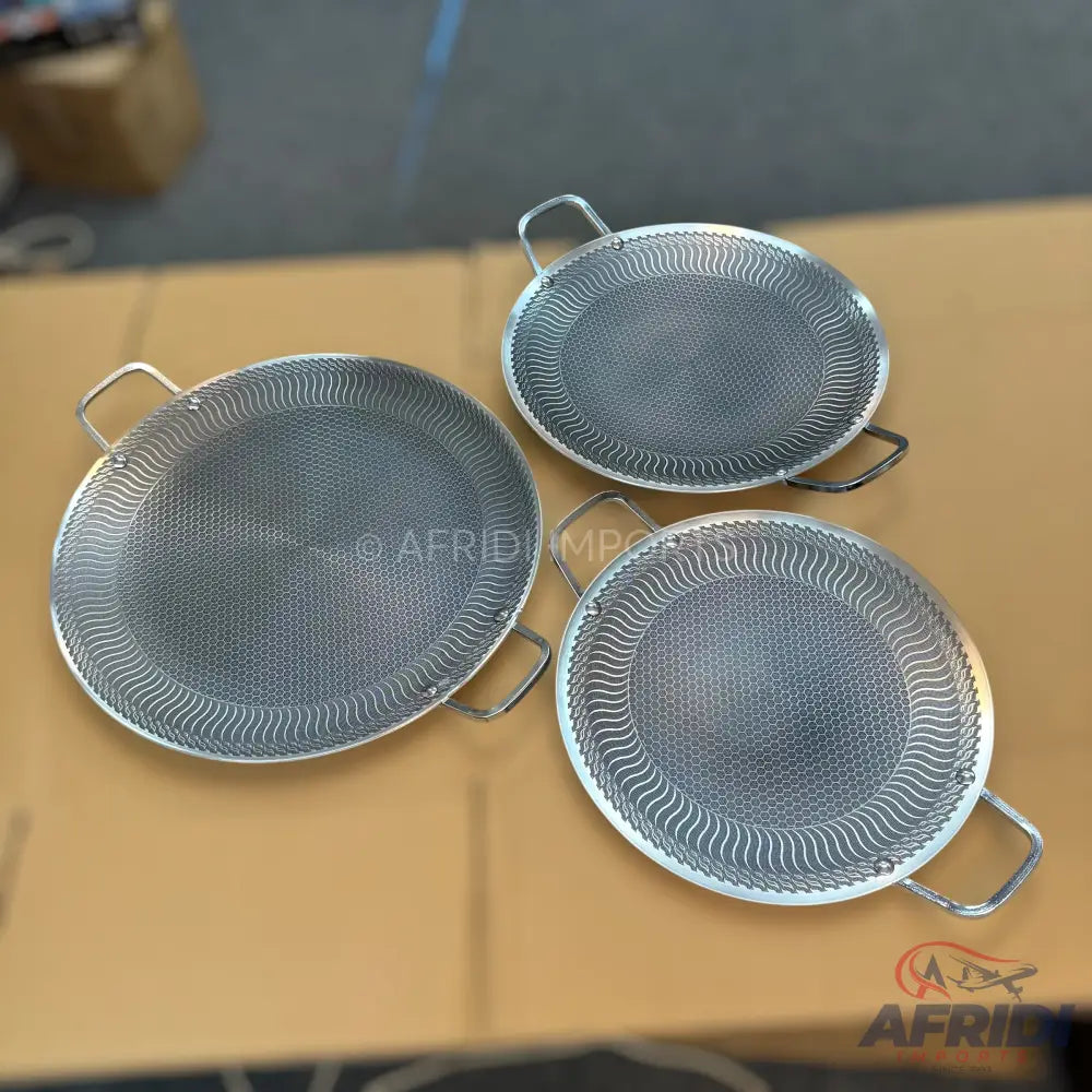 Dual Laser Crafted Honeycomb Tawa - Lot Imported