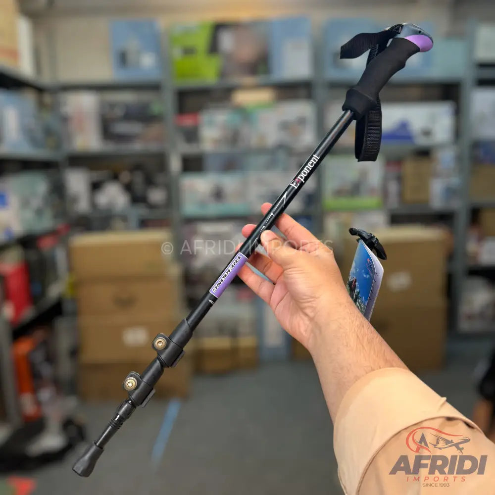 Folding Hiking Stick - Single piece - Random color