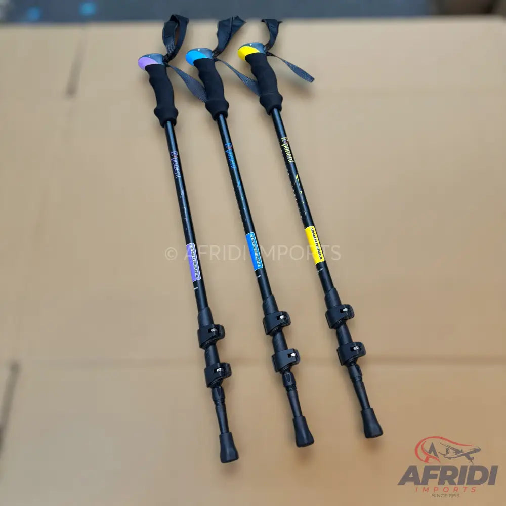 Folding Hiking Stick - Single piece - Random color