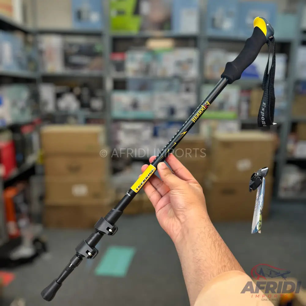 Folding Hiking Stick - Single piece - Random color