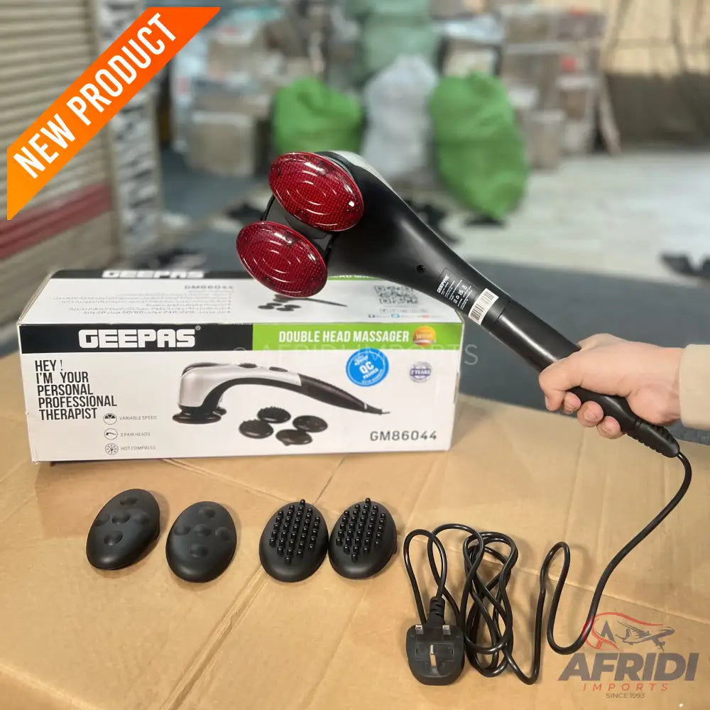 Geepas Double Head Massager GM86044 || Original Product + 2-Year Local Warranty