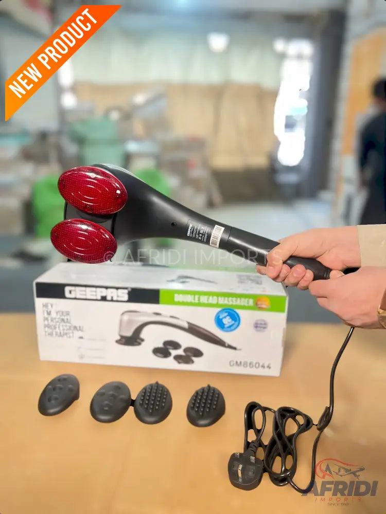 Geepas Double Head Massager GM86044 || Original Product + 2-Year Local Warranty