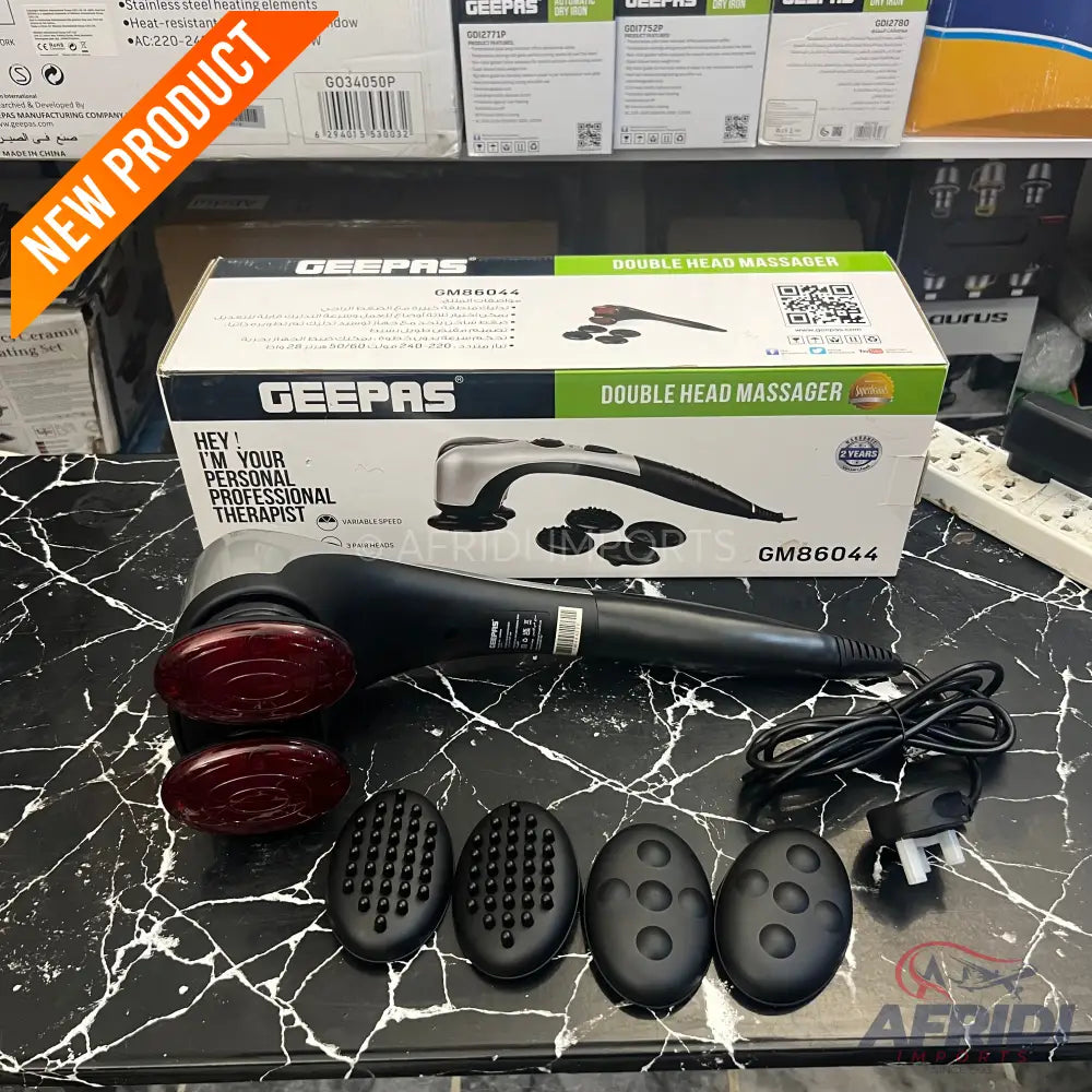 Geepas Double Head Massager GM86044 || Original Product + 2-Year Local Warranty