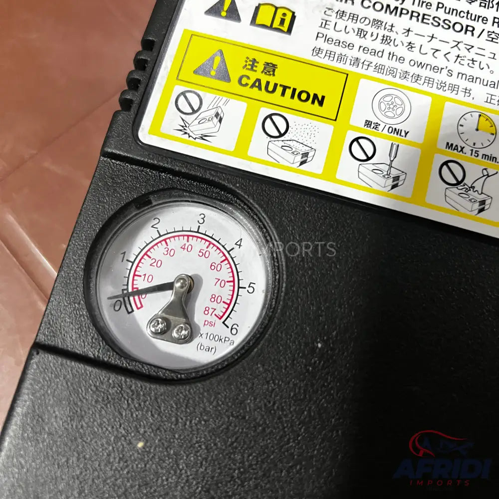 GENUINE TYRE INFLATOR Air Compressor - Made in Taiwan - Lot Import