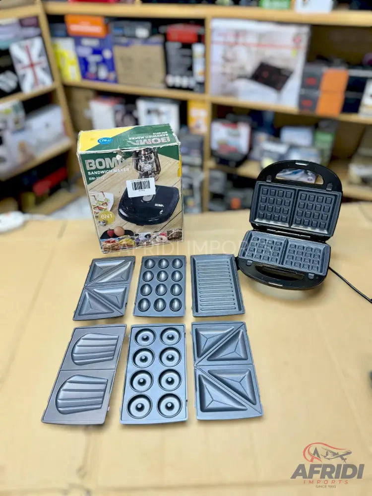 German Lot Imported BOMA 8-in-1 Multi Sandwich Maker