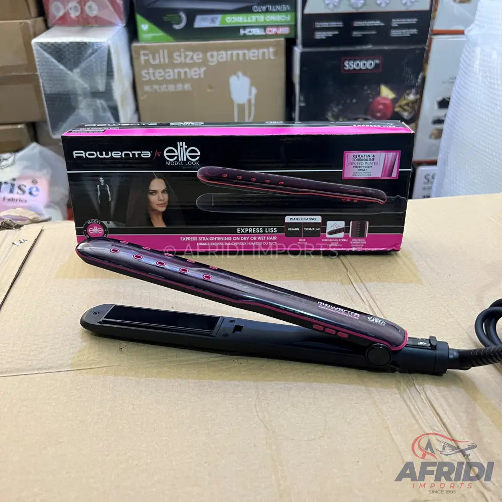 German Lot Imported Rowenta Wet & Dry Hair Straightener