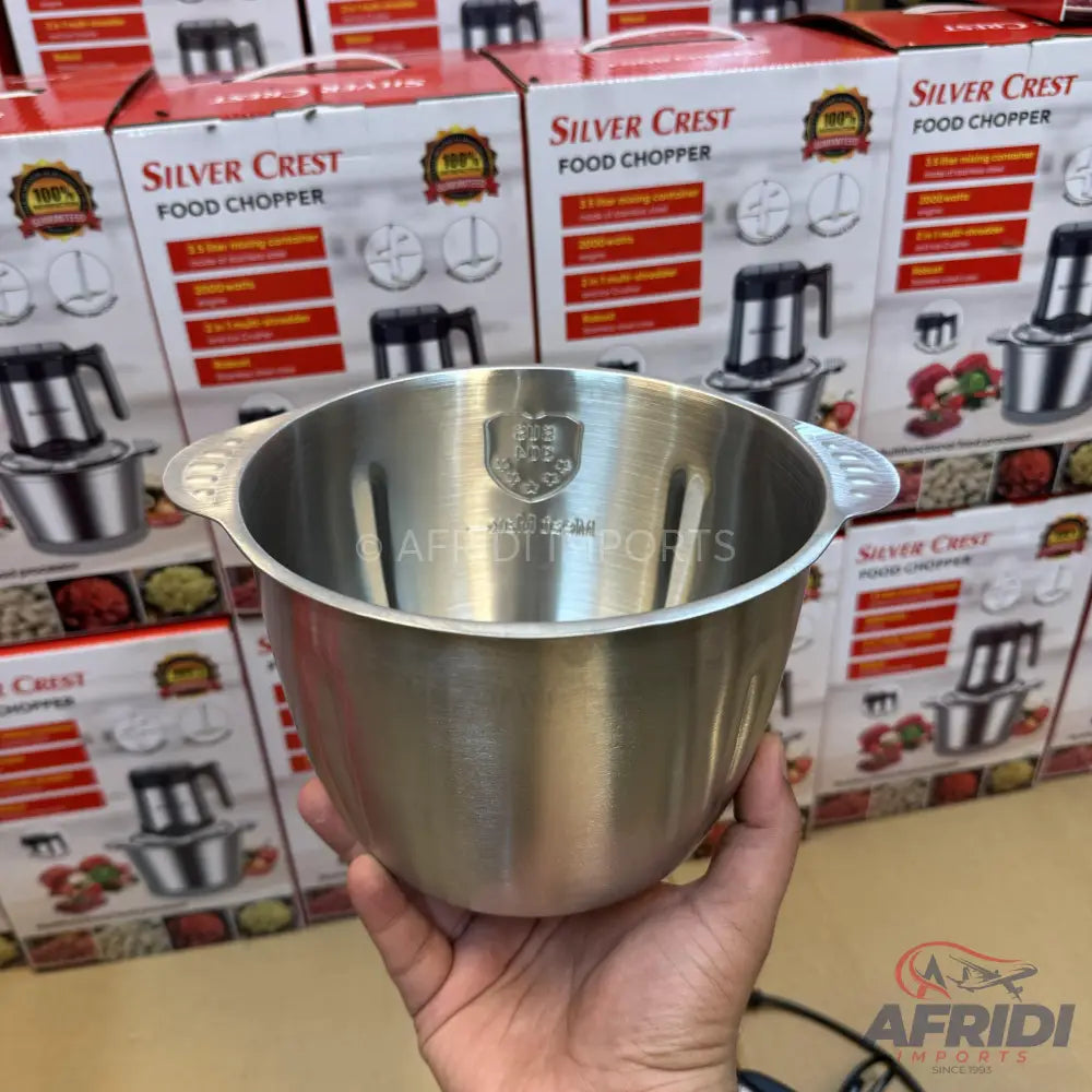 German Lot Imported Silver Crest 3.5L Food Chopper