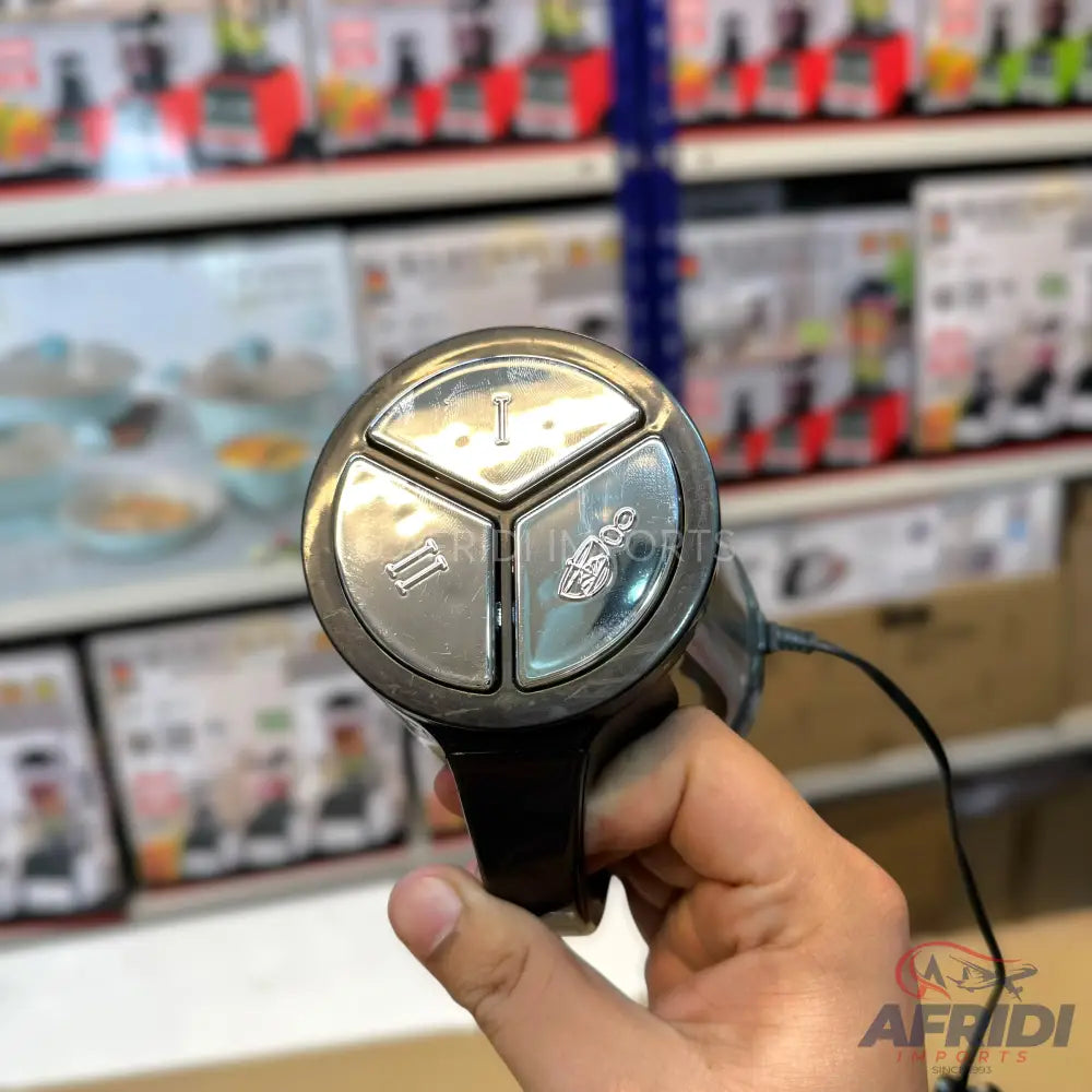 German Lot Imported Silver Crest 6-in-1 Chopper with Steel & Glass Bowl