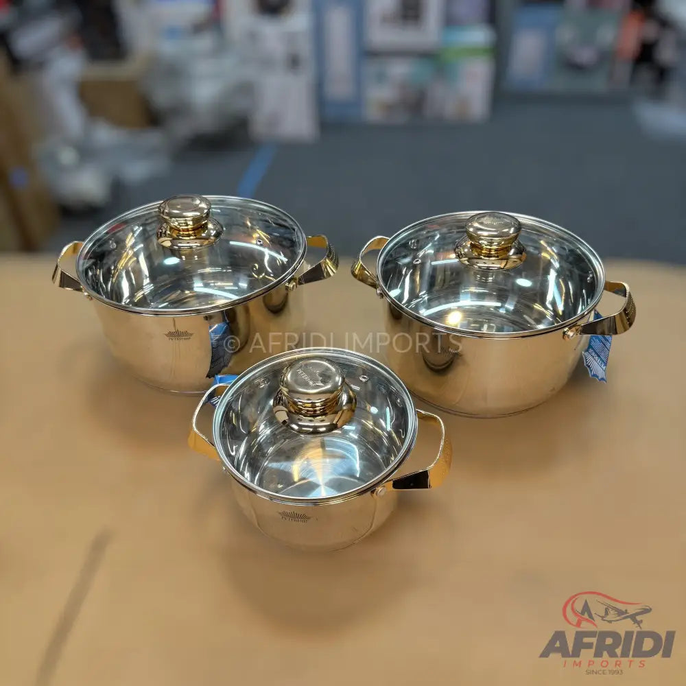 German Lot Peterhof 8 Piece Cookware Set