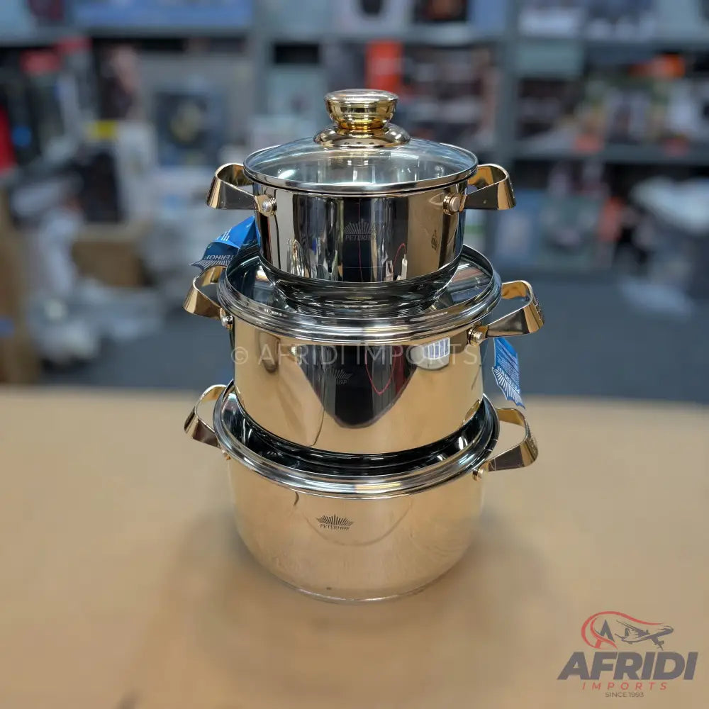 German Lot Peterhof 8 Piece Cookware Set