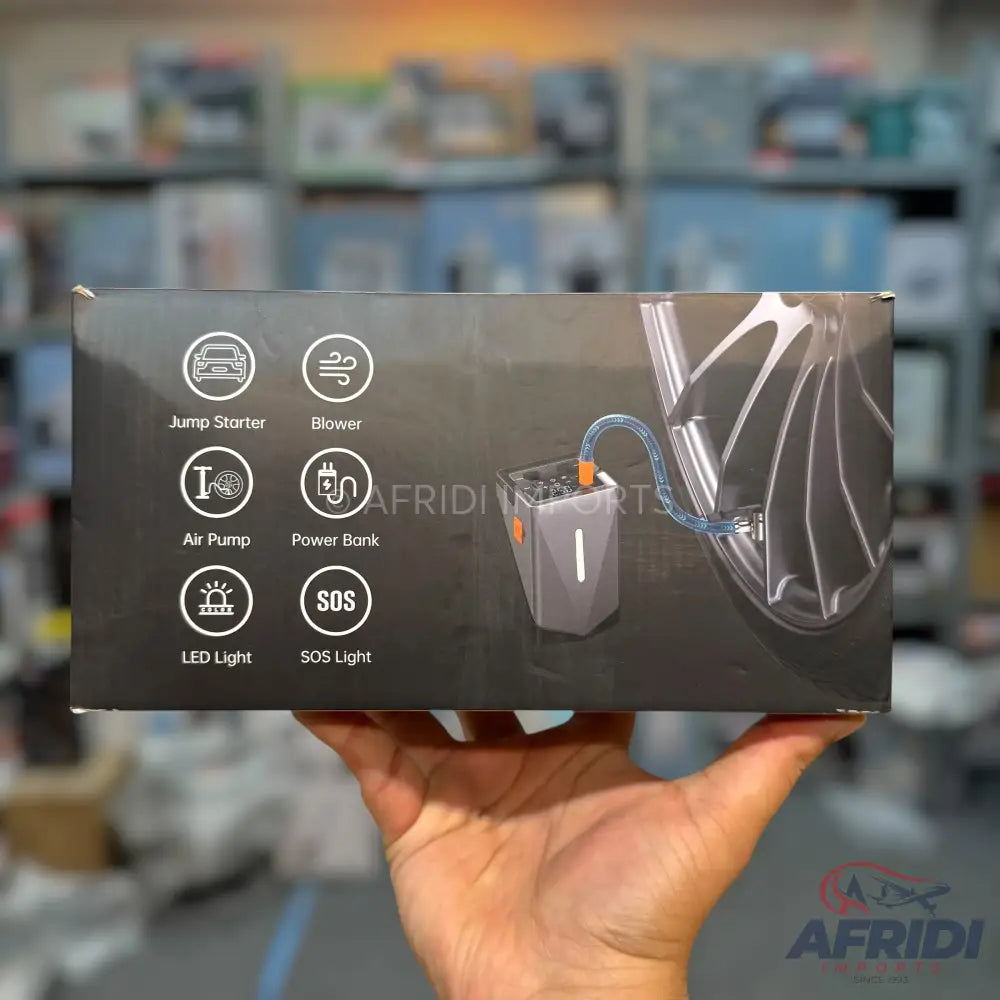 Jump Starter & Tire Inflator - Digital & Rechargeable