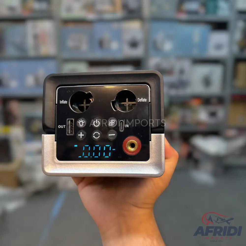 Jump Starter & Tire Inflator - Digital & Rechargeable