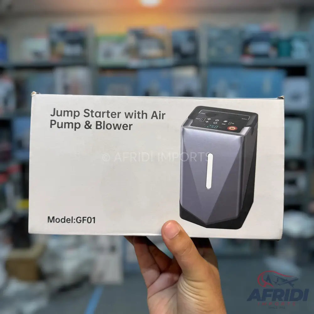 Jump Starter & Tire Inflator - Digital & Rechargeable