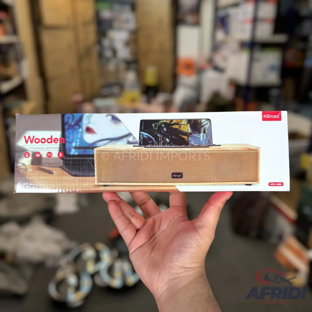 KBroad Wooden Bluetooth Speaker - Mobile Stand