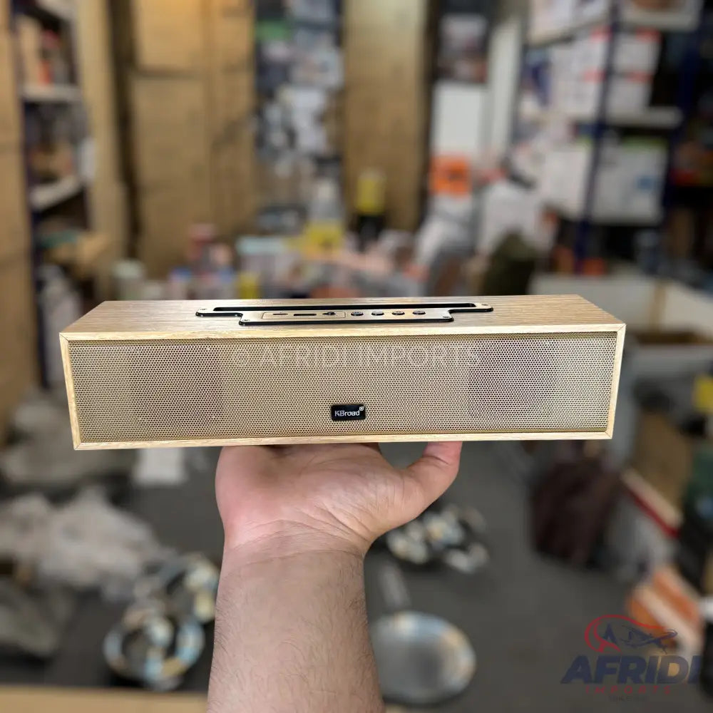 KBroad Wooden Bluetooth Speaker - Mobile Stand