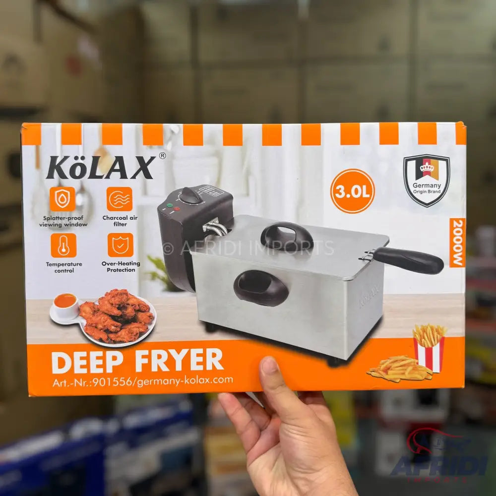 Kolax 3L Electric Deep Fryer - German Lot