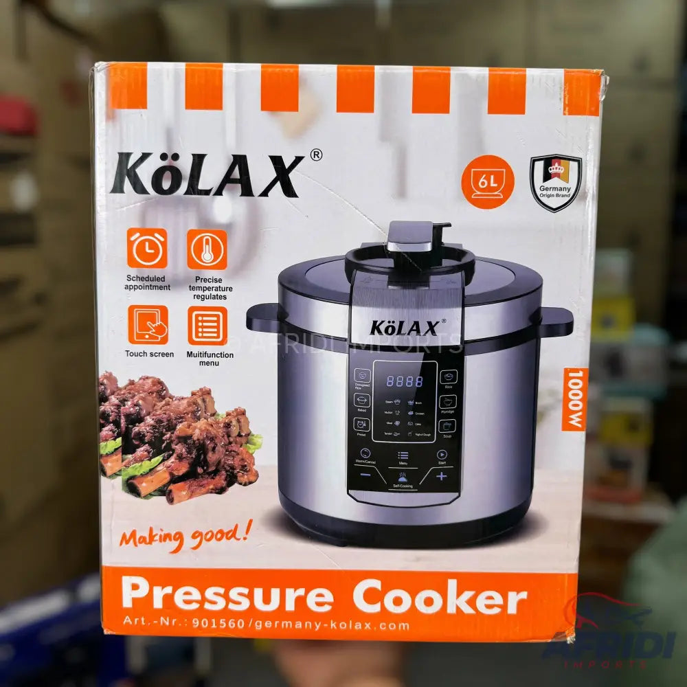 Kolax 6L Electric Pressure Cooker - German Lot