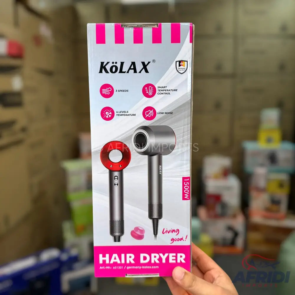 Kolax Blades Less 1500W Hair Dryer - German Lot