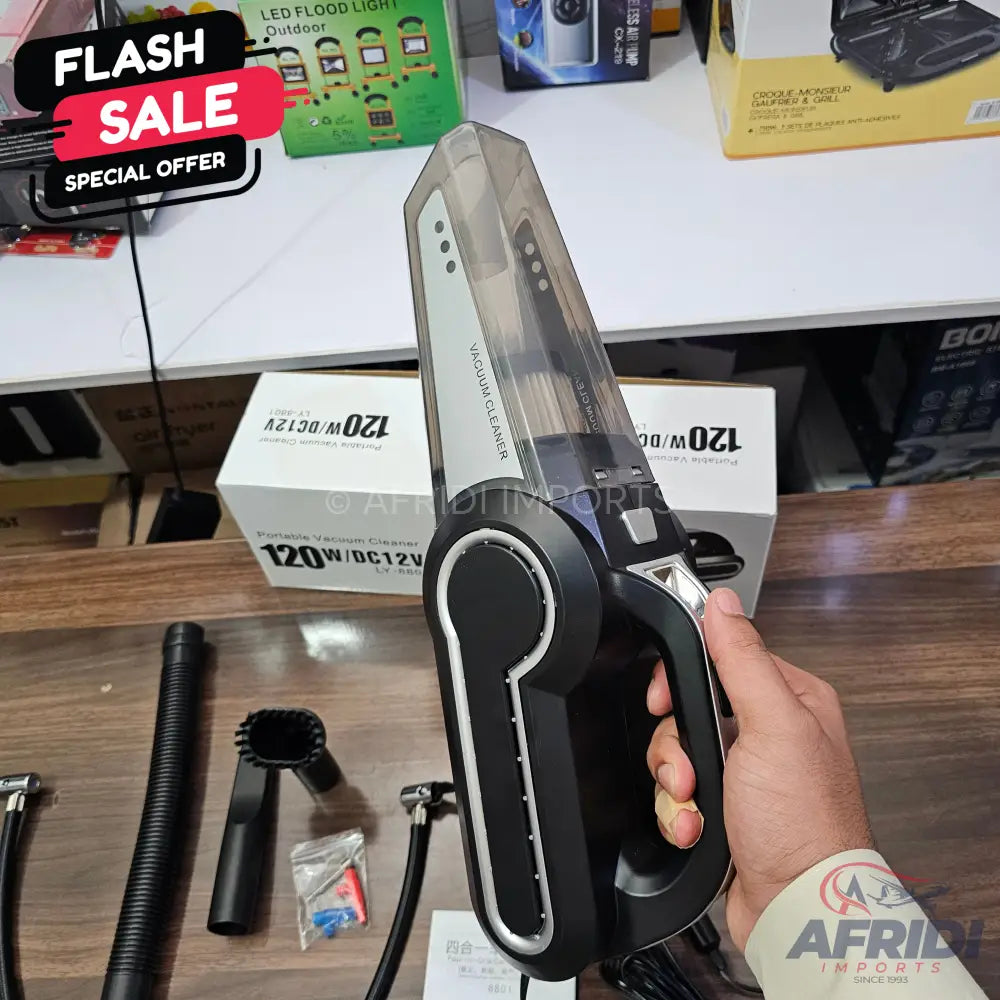 Lot Imported 120W 2-in-1 Vacuum Cleaner & Air Compressor